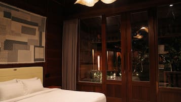 Vila luxo, vista para o jardim | 1 quarto, roupas de cama premium, frigobar, escrivaninha