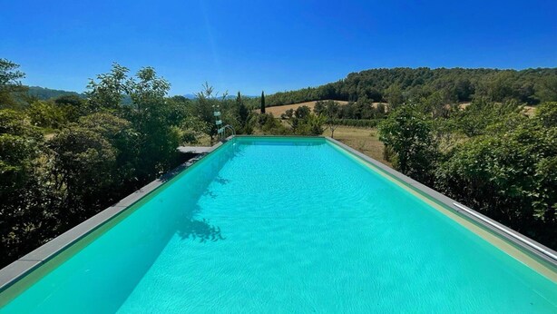 Pool - Secluded Umbrian Villa with Private Pool, Perfect for Nature Lovers (Terzo la Pieve Basso)