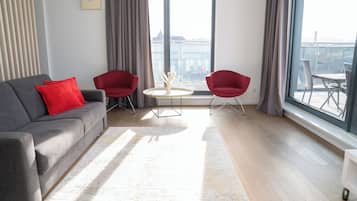 Panoramic Apartment | 1 bedroom, iron/ironing board, free WiFi, bed sheets