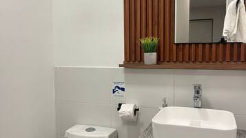 Towels, soap, toilet paper
