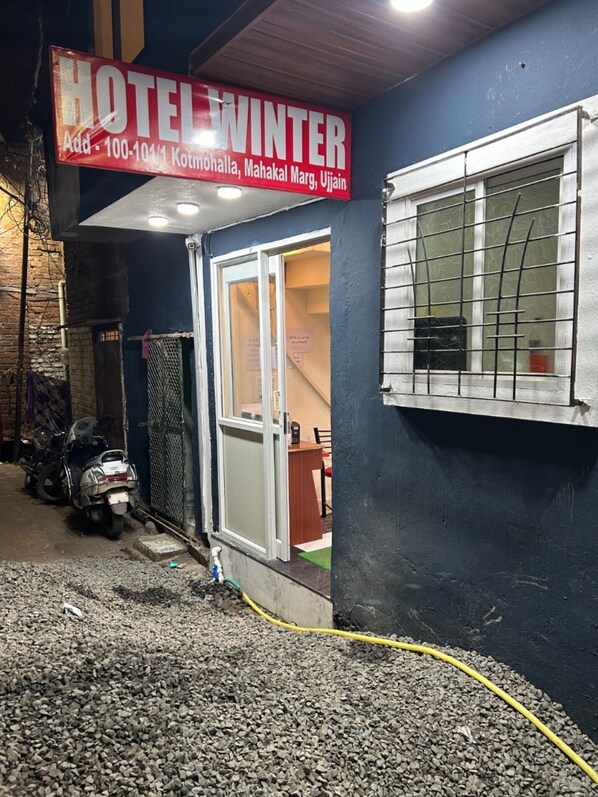 Fassade der Unterkunft