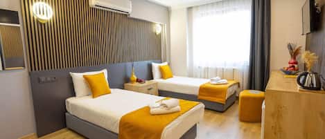 Standard Twin Room, City View | In-room safe, free WiFi