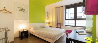 Chambre privative verte