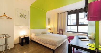Chambre privative verte