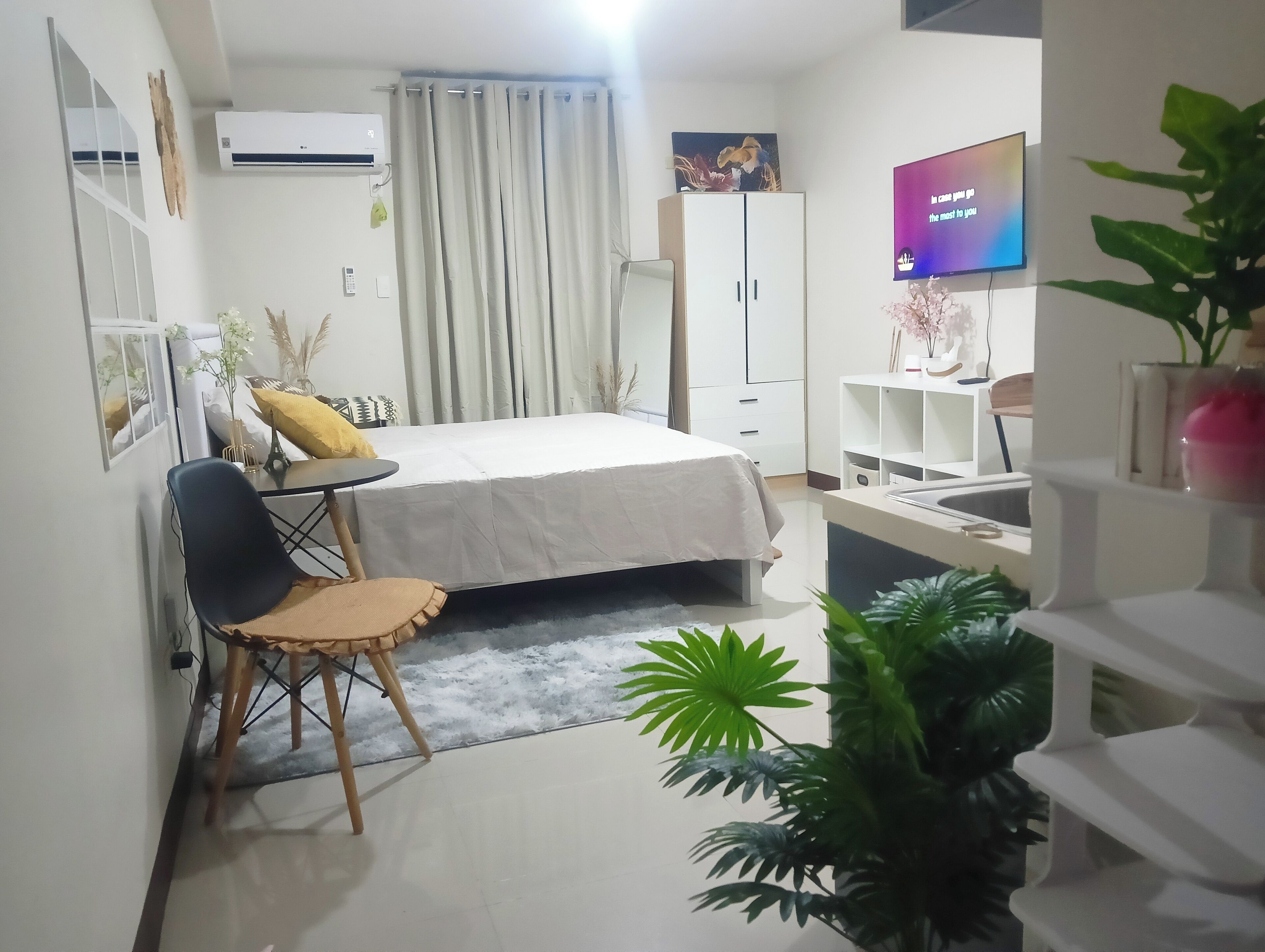 1 室のベッドルーム、WiFi、ベッドシーツ