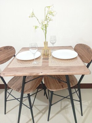Dining - Minimalist Studio Unit with AC, WiFi near Mactan Airport Lapulapu (Lapu-Lapu)