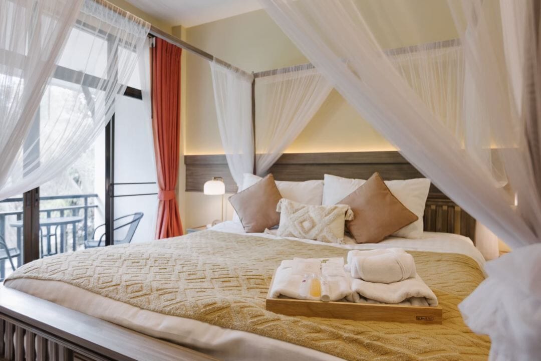 Suite – junior | Minibar, skrivebord, skrivebord for bærbar PC og blendingsgardiner