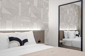 1 sovrum, skrivbord, strykjärn/strykbräda och gratis wi-fi