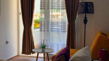 Phòng, 1 phòng ngủ, hút thuốc, ban công | Khu phòng khách