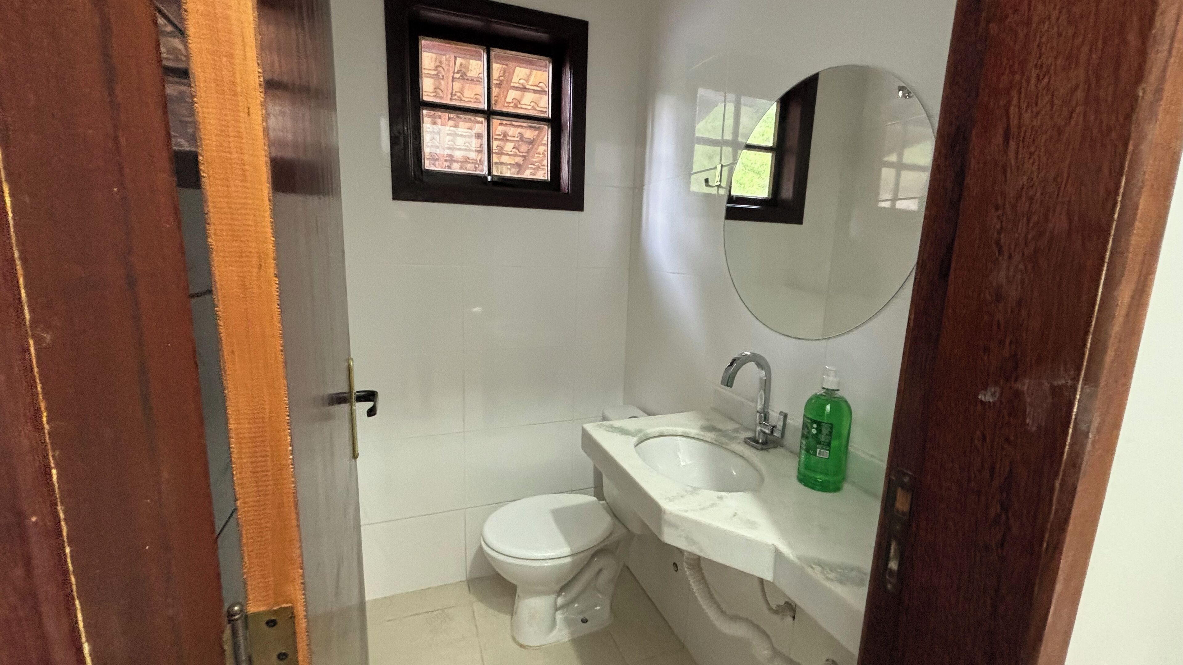 Shower, soap, toilet paper