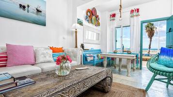 50-inch TV with cable channels