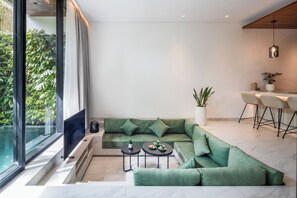 Smart TV de 45 pulgadas con canales digitales, Netflix