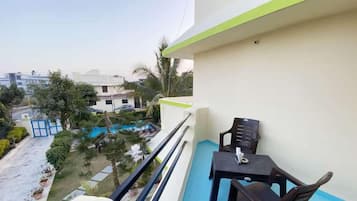 Deluxe-Villa, Balkon, Stadtblick | Balkon