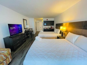 Iron/ironing board, WiFi, bed sheets