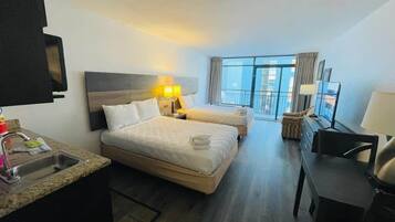 Iron/ironing board, WiFi, bed sheets