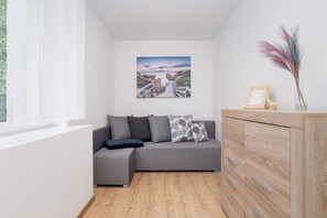Apartment, 1 Bedroom, Kitchen | 1 bedroom, individually furnished, iron/ironing board, free WiFi - Apartment Close Tauron Arena by Renters (Kraków)