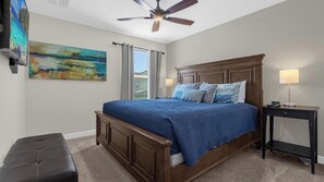 Hus – comfort, 6 soverom, privat basseng, resort-utsikt | 6 soverom, individuelt dekorert og individuelt innredet