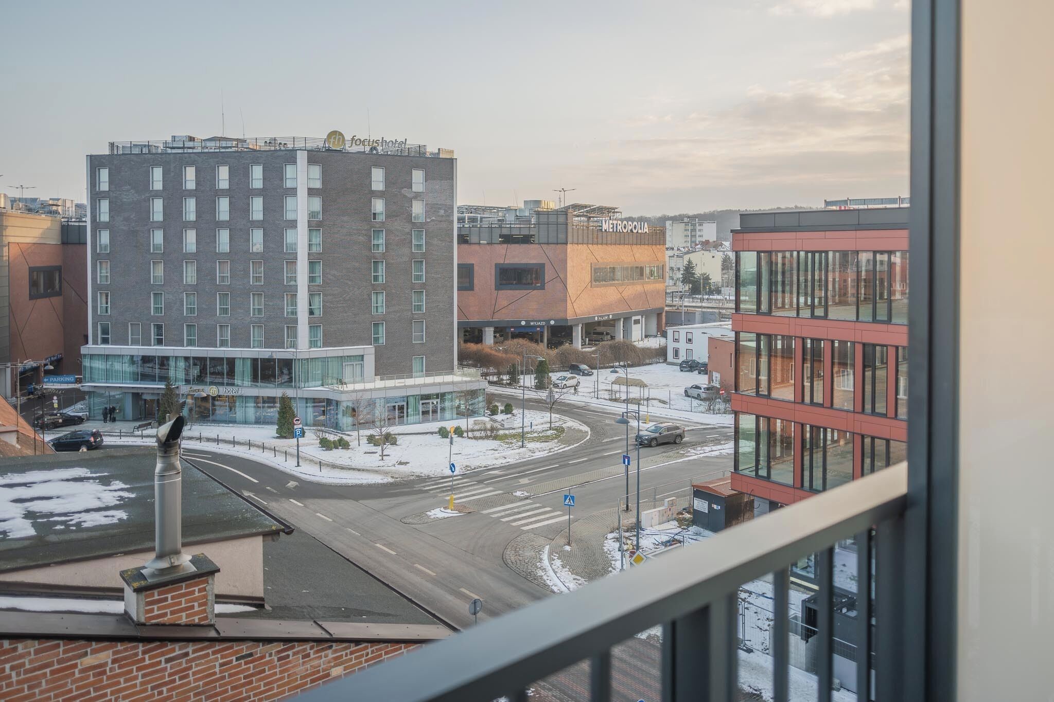 Compact studio with balcony | Balcony view