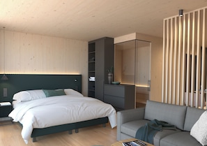 Suite, Sauna, Balcony, Mountain View | 1 bedroom, in-room safe, free WiFi, bed sheets