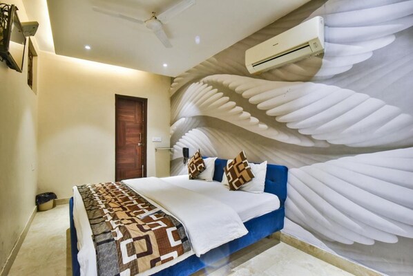 Dobbeltrom – deluxe, flere soverom, byutsikt | Lydisolert, wi-fi (inkludert) og sengetøy