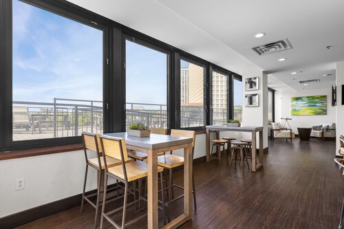 Sleek 2BR Downtown Retreat with Gym