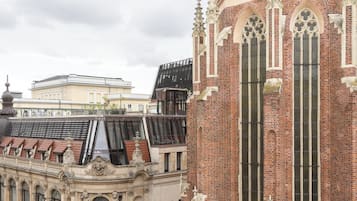 Studio, uitzicht op de stad | Uitzicht vanuit de kamer