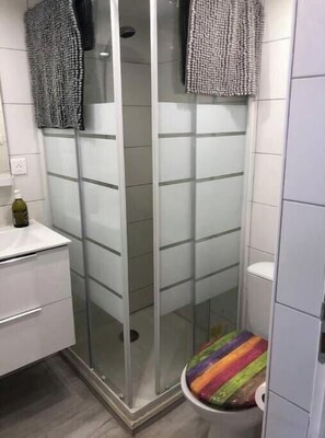 Serviettes fournies, savon, papier toilette