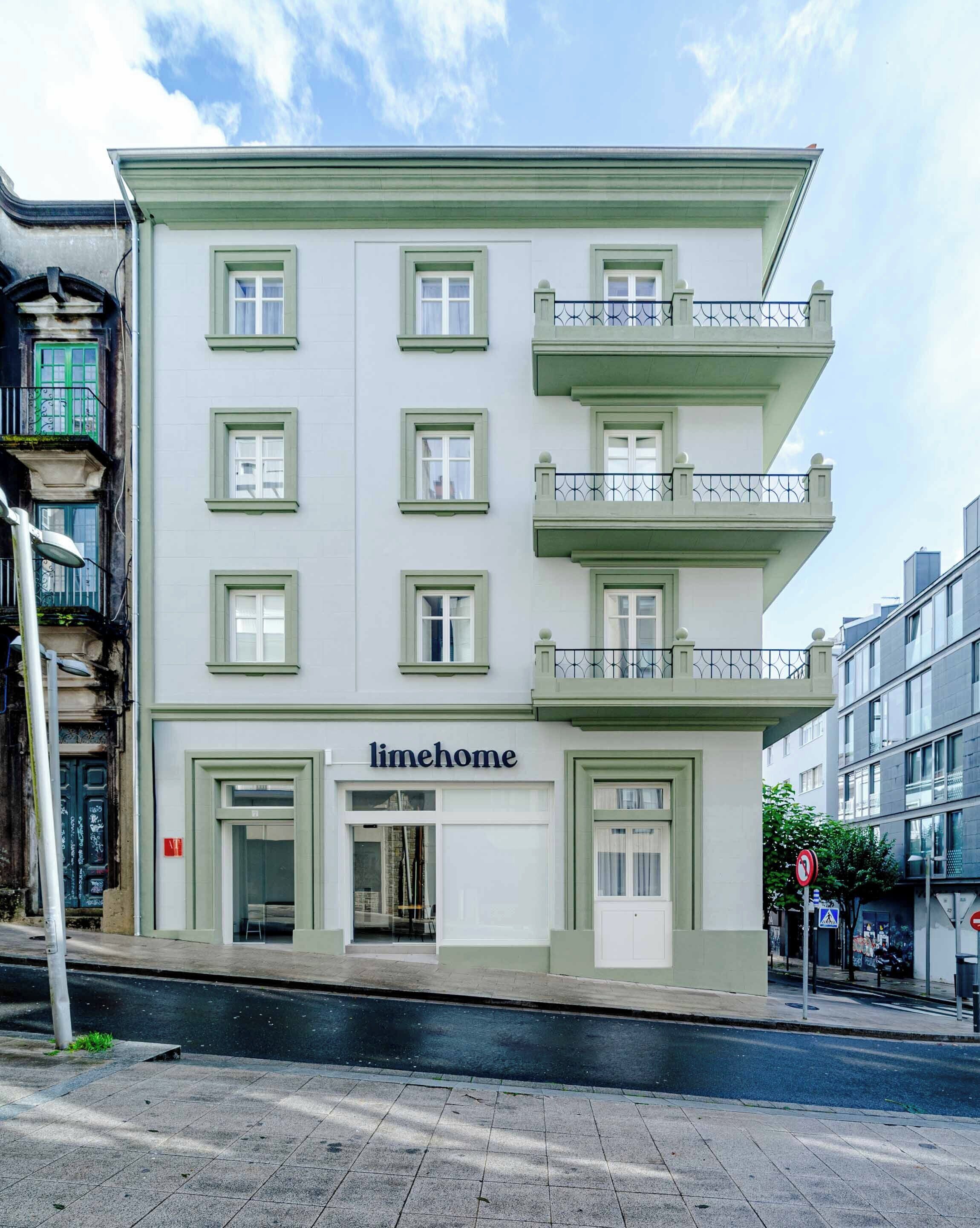 Overnatningsstedets facade