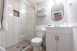 Hair dryer, towels
