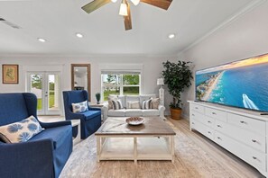 Smart-tv, bøger, kontorer