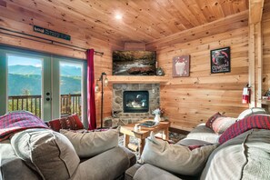 TV connectée, cheminée, jeux vidéo, livres