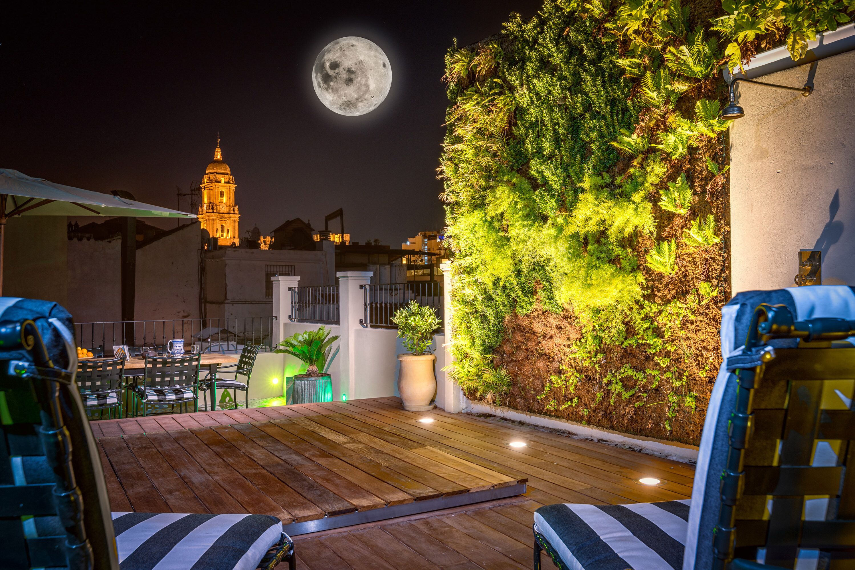 Terraza en la azotea