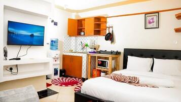 1 bedroom, iron/ironing board, WiFi, bed sheets