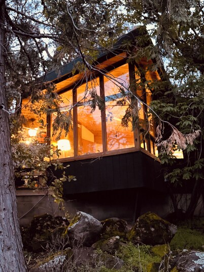 Contemporarycabin inthe wilderness ofSequoiaNP Great stargazing.Pets Kiddos Free
