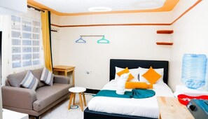 1 bedroom, iron/ironing board, WiFi, bed sheets - Shalom Apartments Naivasha - Studio Apartment with king bed 3 (Naivasha)