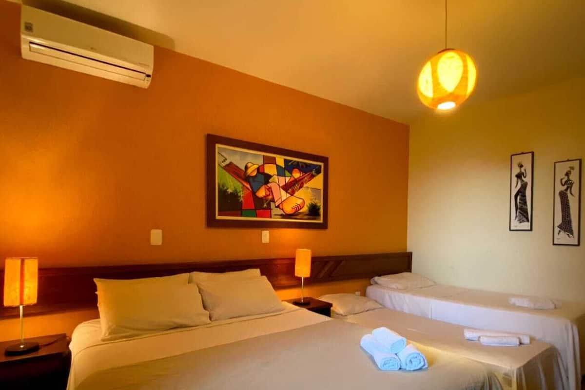 Vierbettzimmer, Balkon | Kostenloses WLAN