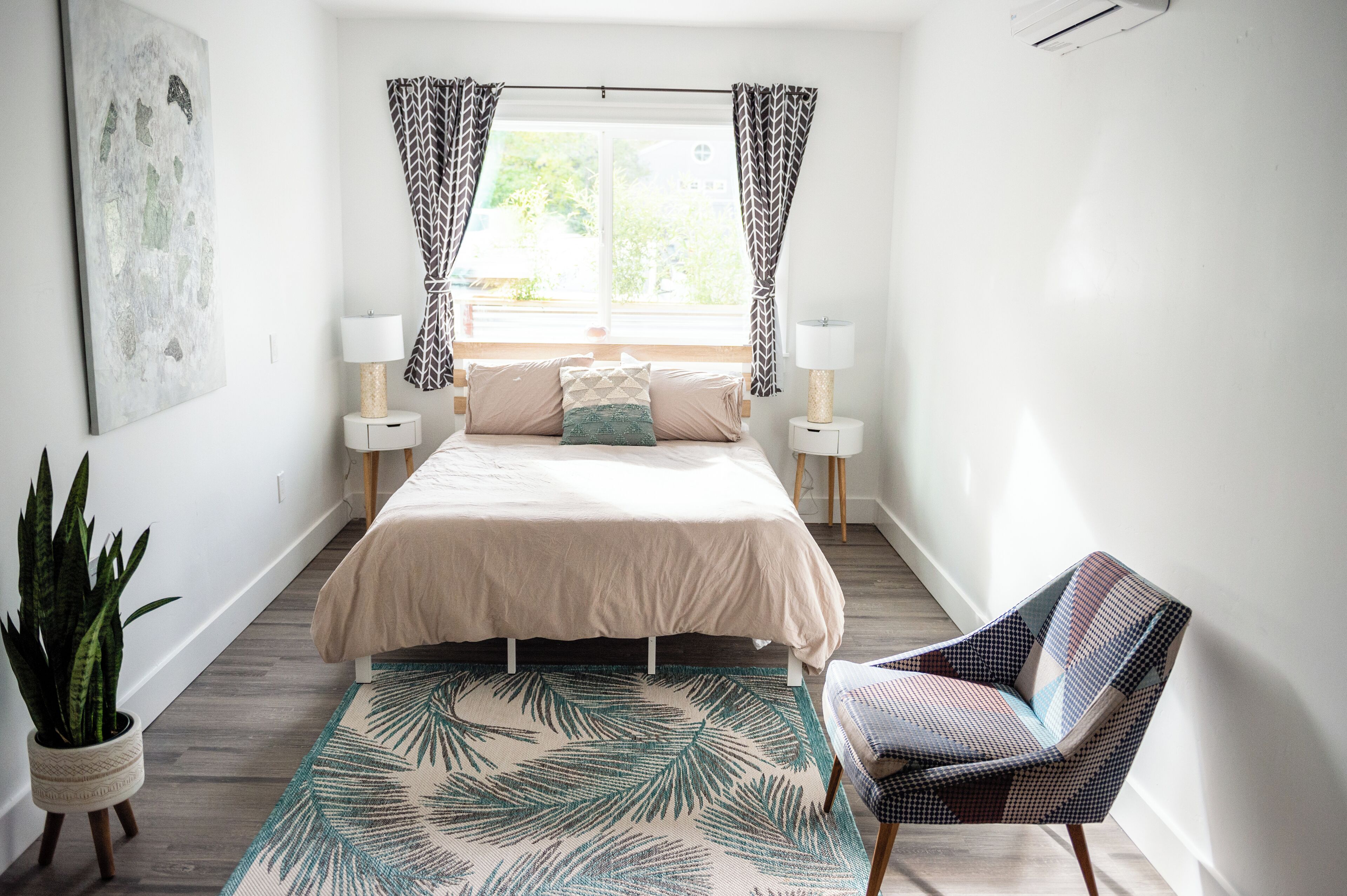 2 bedrooms, iron/ironing board, travel crib, WiFi