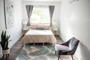 2 bedrooms, iron/ironing board, travel crib, WiFi