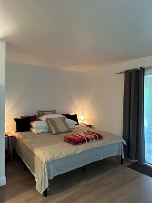 1 bedroom, iron/ironing board, WiFi, bed sheets - Studio in Lake Leelanau with outside entrance, king bed, & WiFi (Lake Leelanau)