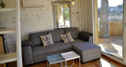 La Bicoque, Cabane Atypique Avec Filet Suspendu Près de Montpellier