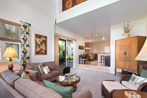 Condo (3 Bedrooms) | Living room - Waikoloa Colony Villas Resort by KBM (Waikoloa)