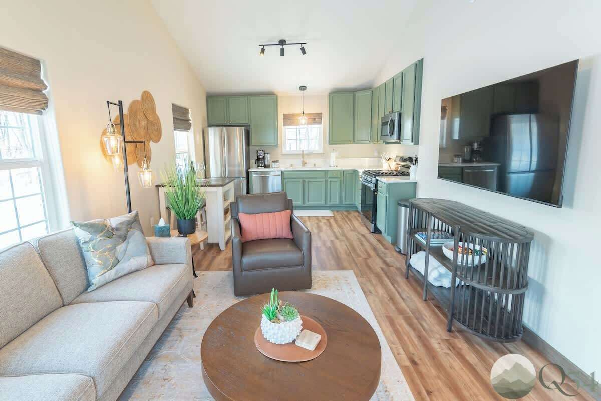 Smart-tv en een kantoor