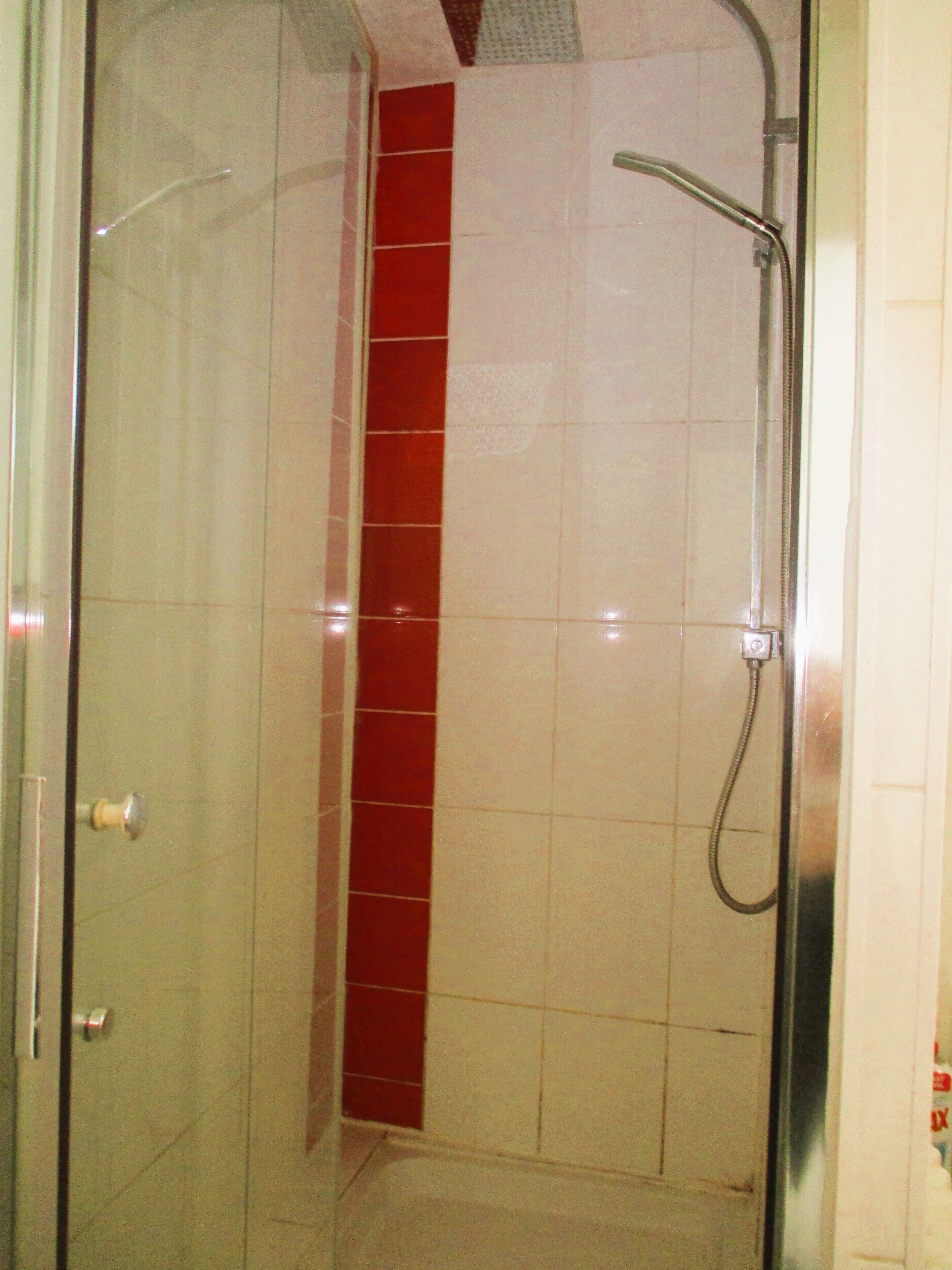 Shower, toilet paper