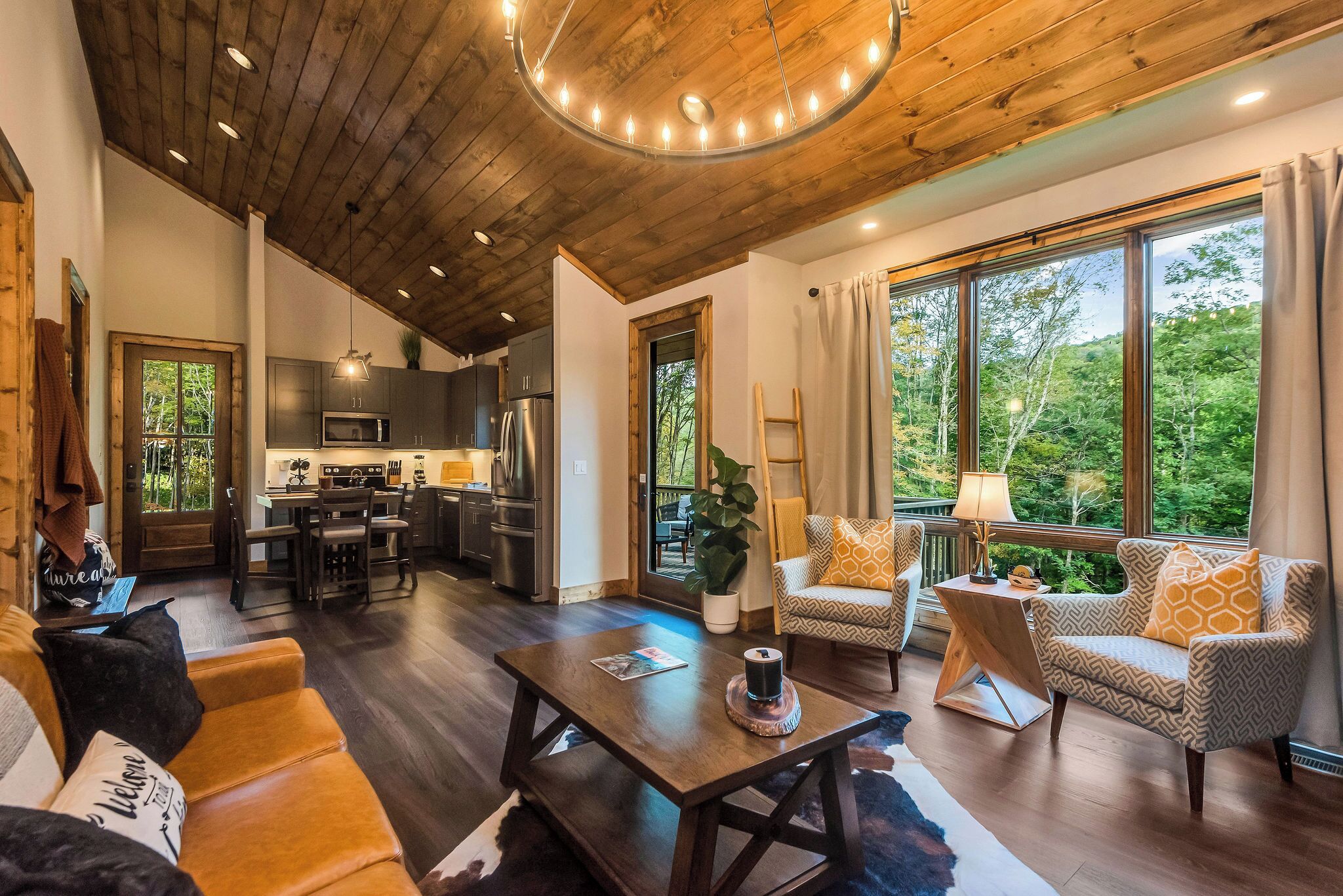 TV connectée, cheminée