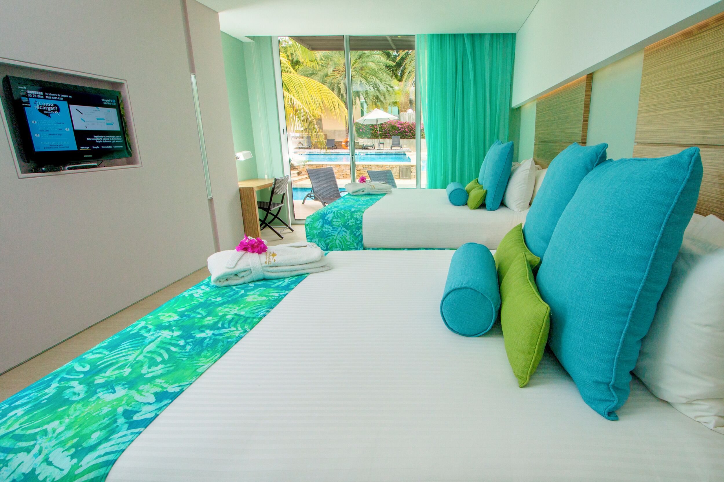 Deluxe-Doppelzimmer, Poolblick