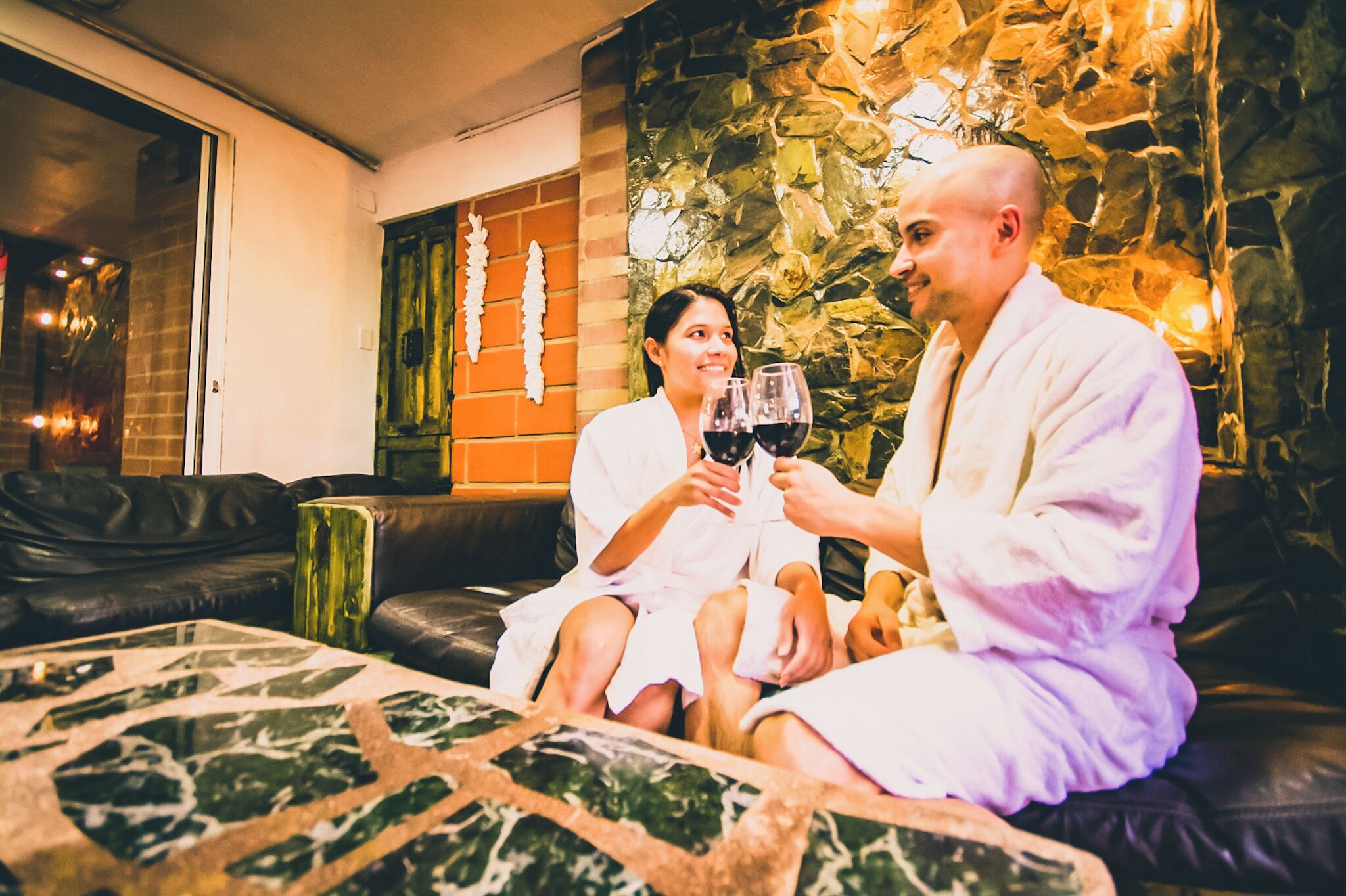 32-inch flat-screen TV with cable channels