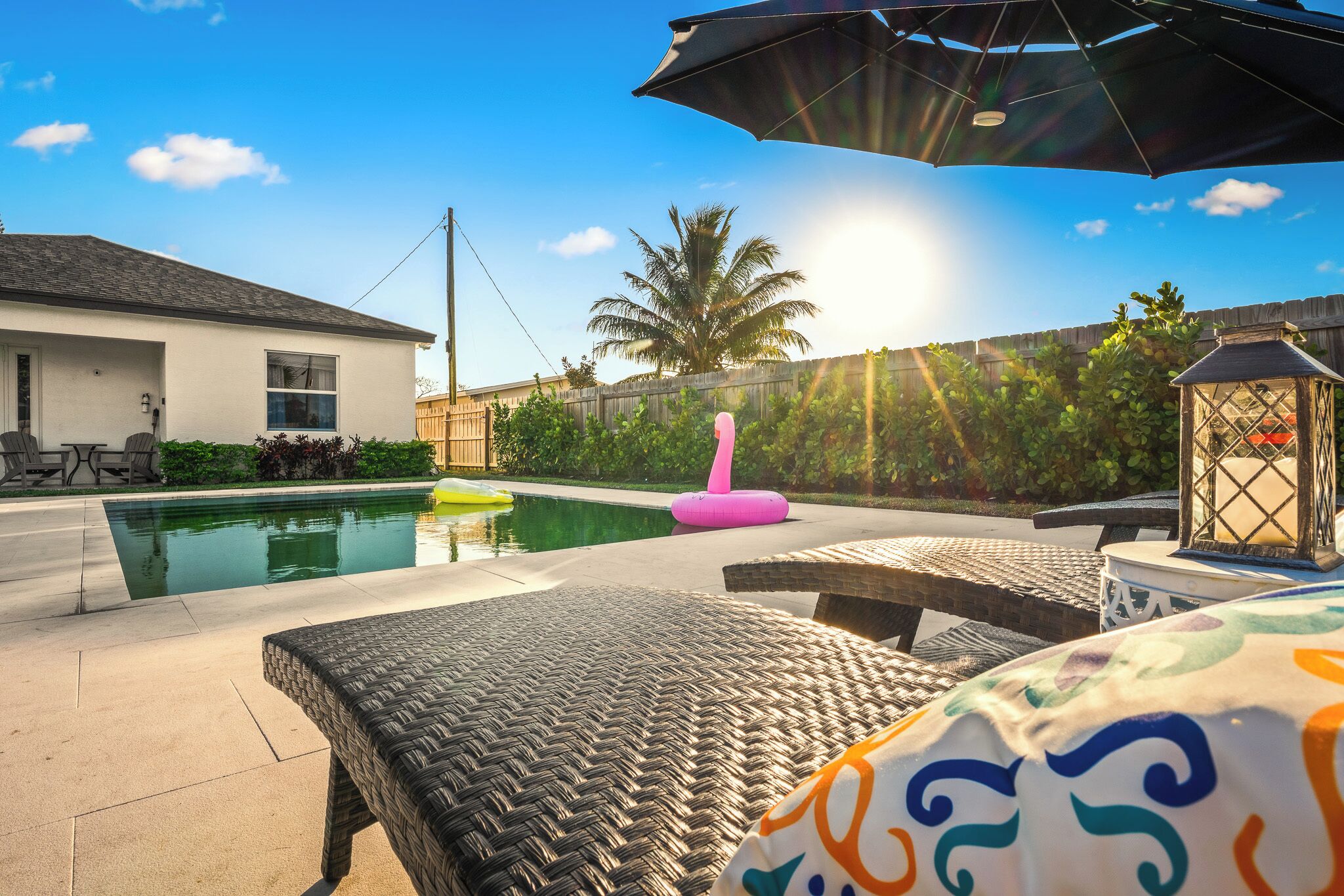 Udendørs pool, opvarmet pool