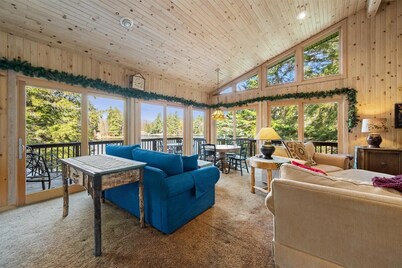 Lakefront Escape, On Snowmobile Trail, Near Town