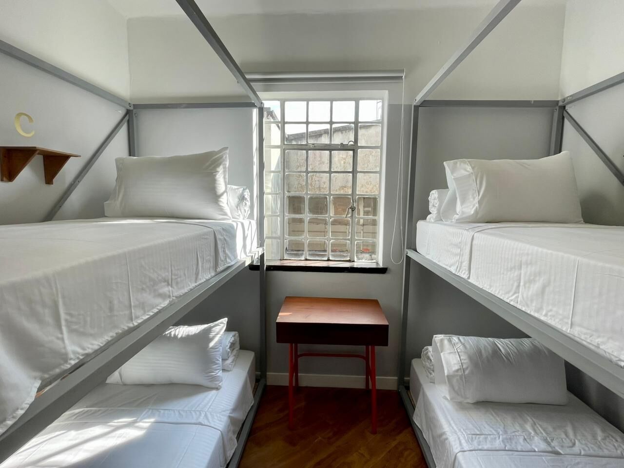 Shared Dormitory, Courtyard View | Free WiFi, bed sheets