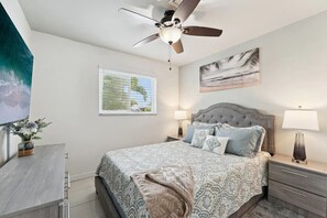 3 soverom, strykejern/-brett, wi-fi (inkludert) og sengetøy